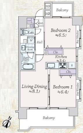 アイディーコート新宿西ディアナ-間取り