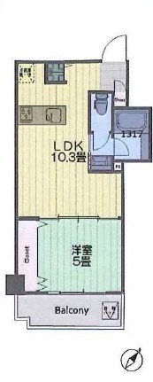 パシフィックパレス新代々木-間取り