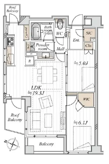 プラネスーペリア代々木参宮橋-間取り