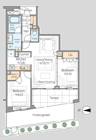 ルイシャトレ新中野-間取り