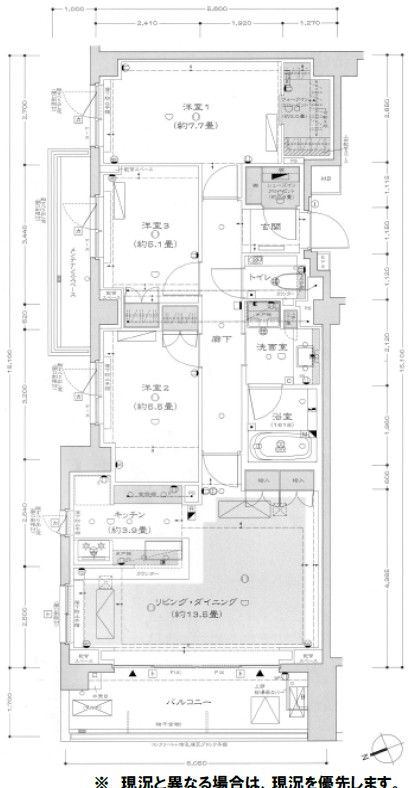 ザ・パークハウス元代々木町-間取り