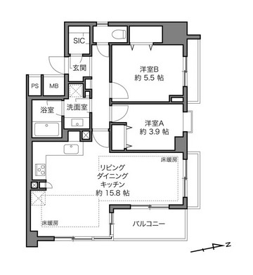 アーバンパレス参宮橋-間取り