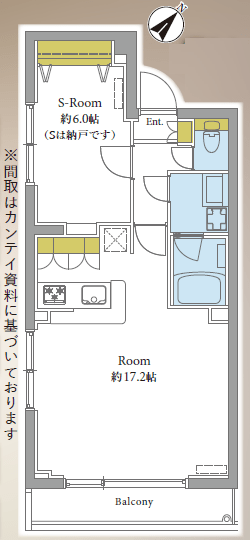 ラ・アトレ西新宿-間取り