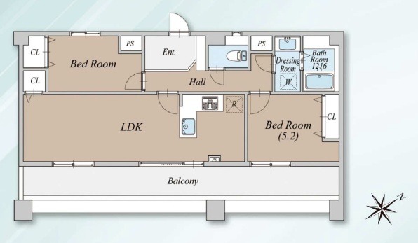 シェモワ新宿-間取り