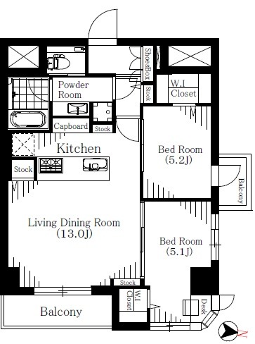 東建ニューハイツ西新宿-間取り