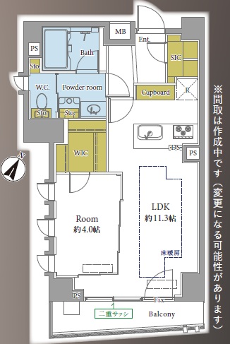 Ｄ’クラディアイヴァン代々木参宮橋-間取り