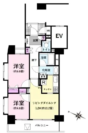 クレッセント渋谷神泉-間取り