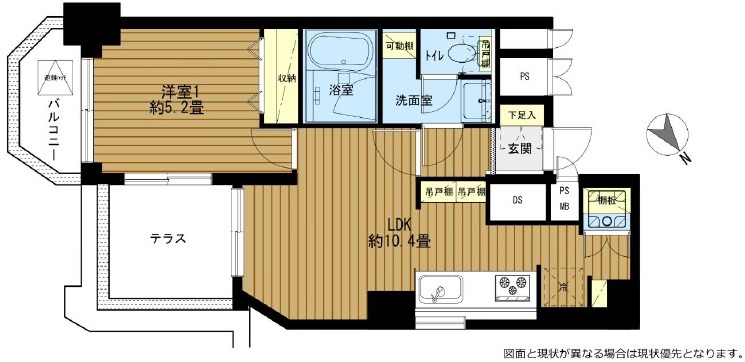 コーポラス幡ヶ谷-間取り