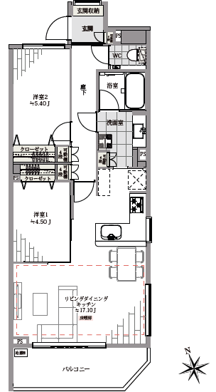 フューズコート175-間取り