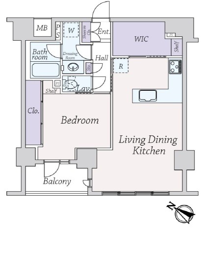 シテリオ渋谷松濤-間取り