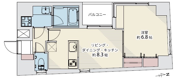 スパシエ新中野カステール-間取り