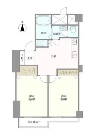 マンション第一明大前-間取り