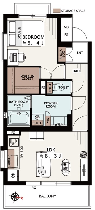 新中野サニーハイツ-間取り