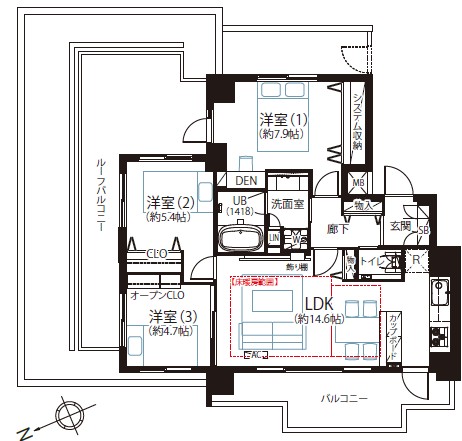 クラッシィハウス杉並方南町-間取り