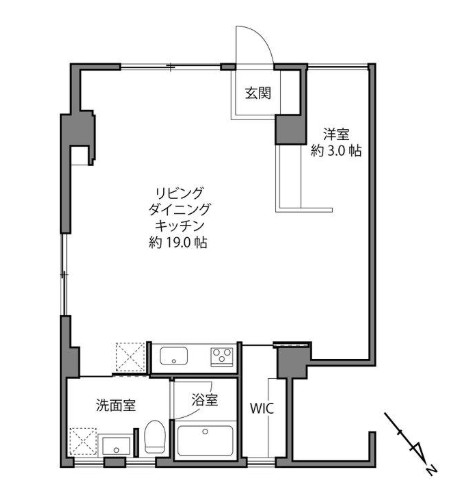 森林ハイツ-間取り