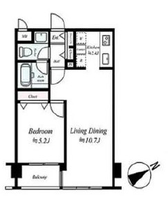 デュオスカーラ西新宿-間取り