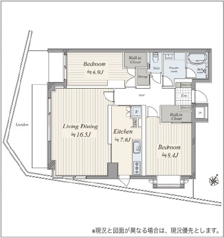 エンブレム目黒茶屋坂-間取り