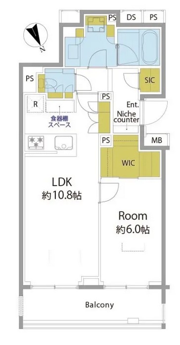 クレヴィア渋谷富ヶ谷-間取り