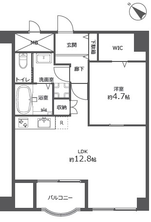 豊栄新都心マンション-間取り