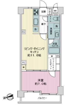 ユニーブル東中野-間取り