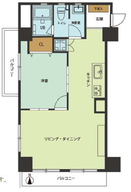 千代田マンション-間取り