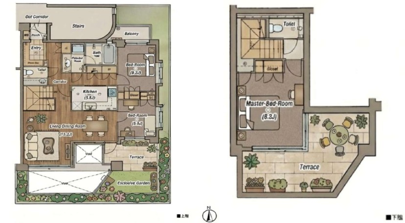 ヒルズ中野坂上新都心グランステージ-間取り