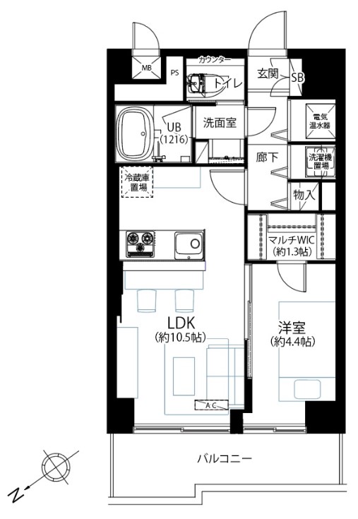 ドルミ中野弥生町-間取り