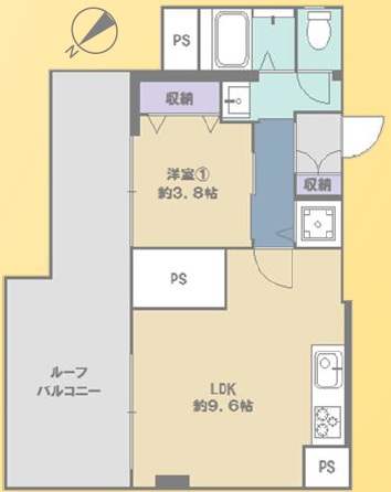 目黒コーポビアネーズ-間取り