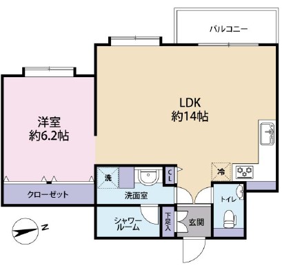 ホームズ東中野-間取り