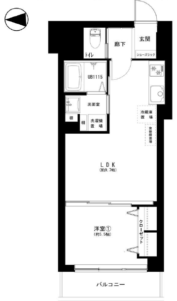 マンションVIP柏木-間取り