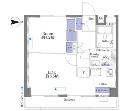 弥生町ファミリーマンション-間取り