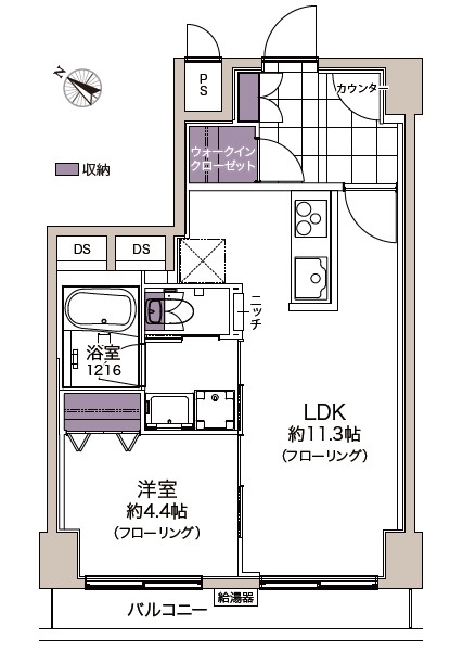 ライオンズマンション目黒青葉台タウンハウス-間取り