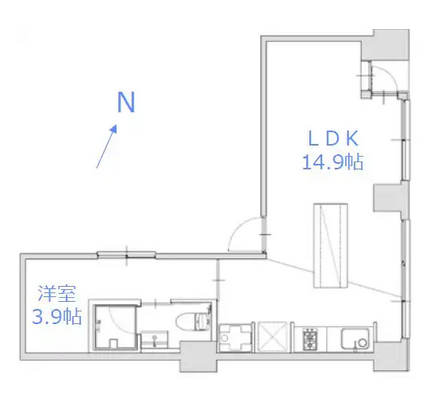 常盤松葵マンション-間取り