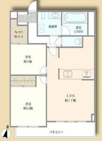 ライオンズガーデン初台-間取り