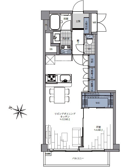 ヴァンヴェール渋谷-間取り