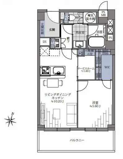 笹塚サンハイツ-間取り