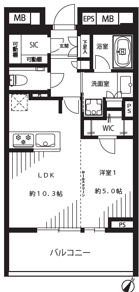 アトラス青山レジデンシャル-間取り