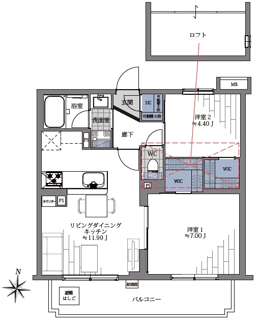 ガーデンホーム和田公園-間取り