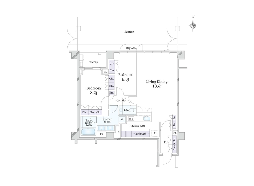グランドメゾン渋谷大山町-間取り