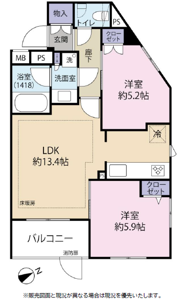 グローリオ永福町和泉-間取り