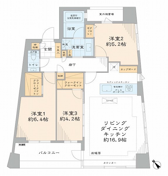 プラウド新宿御苑エンパイア-間取り