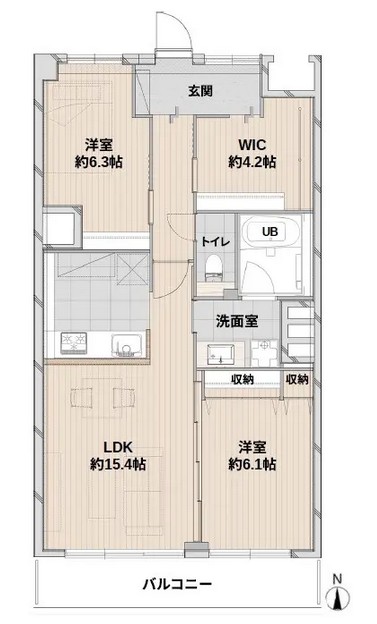 中野本町マンション-間取り