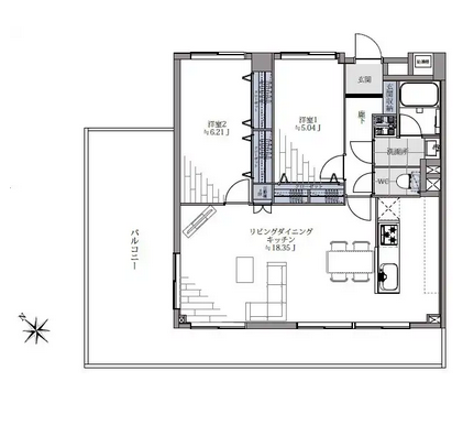 南青山サマリヤマンション-間取り