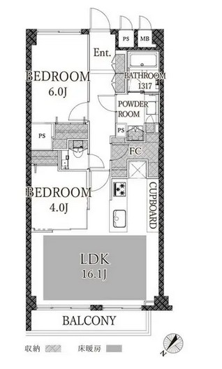 トーカンマンション南青山-間取り