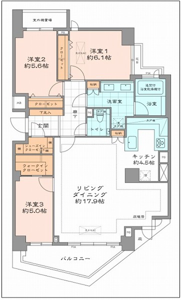 ノーツ目黒青葉台-間取り