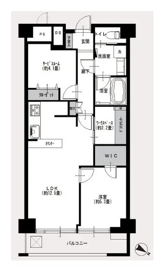 朝日中目黒マンション-間取り