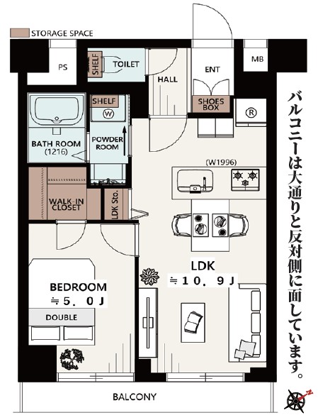 マートルコート第2中目黒-間取り