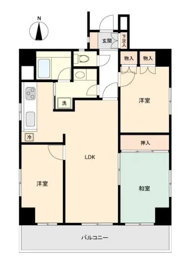 リモージュ南台-間取り