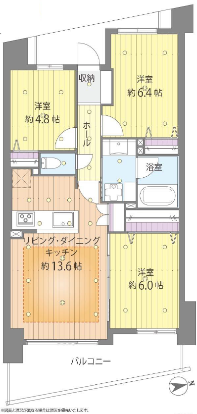 中野坂上パークホームズ-間取り