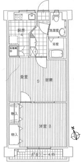 渋谷マンション-間取り